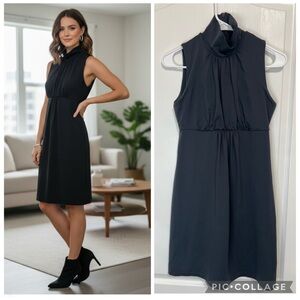 Susana Monaco sleeveless turtleneck sthrech mini dress size M